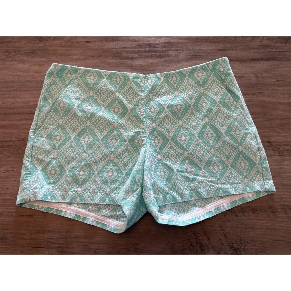 Southern Tide Alice Ikat Jacquard Dressy Casual Shorts Size 10
